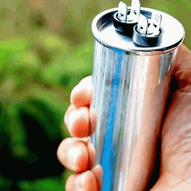 Capacitor de compresor electrico